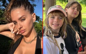 La China Suárez contó cómo es la convivencia con las hijas de Mauro Icardi y Wanda Nara