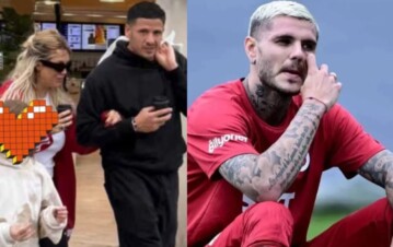 ¡Tensión total! El mensaje del novio de Wanda Nara a Mauro Icardi en medio del escándalo por sus hijas
