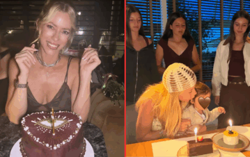 Así celebró Nicole Neumann sus 45 años junto a su esposo y amigos