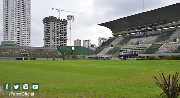 La cancha de Ferro.