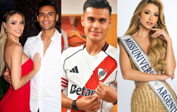 Quién es la explosiva novia de la nueva estrella de River: "Cantante de Agapornis y participante de Miss Universo"