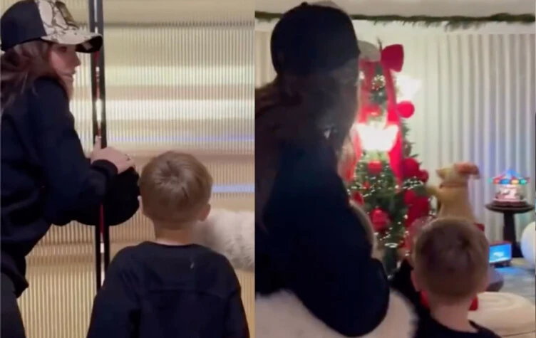 La China Suárez recibió a sus hijos y hubo polémica