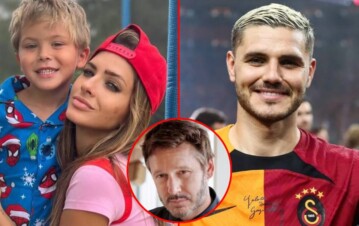 La China Suárez mostró la pasión que Mauro Icardi le transmitió a su hijo Amancio y destrozó a Benjamín Vicuña