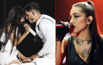 El llanto de María Becerra en pleno show de River 360º: qué pasó con su novio, J Rei