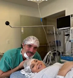 EDUARDO FORT CON ROCIO MARENGO: EL PAPA PRESENCIO EL PARTO.