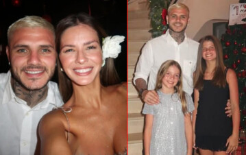 La China Suárez y Mauro Icardi pasaron la Navidad en familia: las hermosas fotos de sus hijos juntos