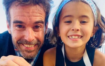 El incómodo momento que vivió Nicolás Cabré en el reencuentro con su hija Rufina