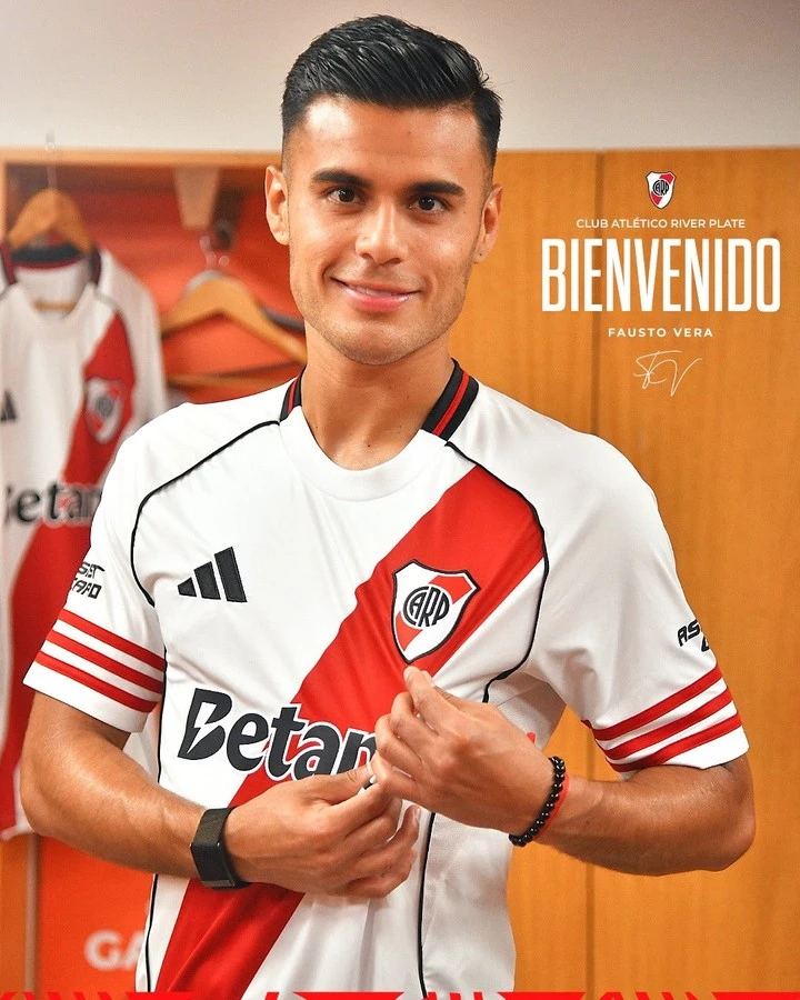 FAUSTO VERA, EL NOVIO DE ALDANA, SE ACABA DE INCORPORAR A RIVER POR 4 PALOS VERDES.