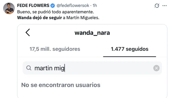 ANTES SE DECIA "CORTO MANO CORTO FIERRO". AHORA "DEJO DE SEGUIR". LOS TIEMPOS Y LAS FORMAS CAMBIAN, LAS ACCIONES SON LAS MIMAS. PAREJAS QUE VUELAN POR LOS AIRES.