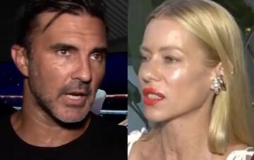 ¡Sacado! Fabián Cubero se paró de manos ante una nueva maniobra de Nicole Neumann