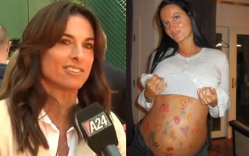 La sorpresiva reacción de Gabriela Sabatini cuando le mencionaron el embarazo de su sobrina Oriana