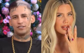 El picante acercamiento de L-Gante a Wanda Nara en el día de su cumpleaños: “Mi amor fue…”