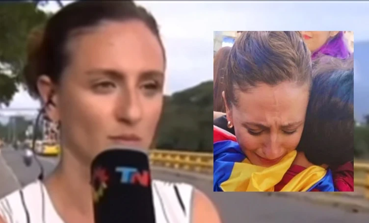 Escándalo con Carolina Amoroso en su cobertura en Venezuela