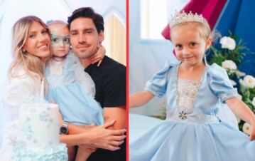 ¡Nieve, castillos y fantasía! Las mejores fotos del cumpleaños de Vita, la hija de Cande Ruggeri