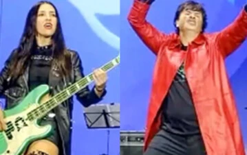 El romance de Cirio Martínez y su bajista Luli Bass