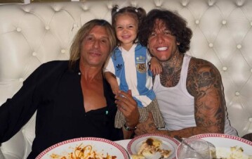 Así fue el íntimo cumpleaños de Claudio Caniggia, reconciliado con su hijo Alex y su familia