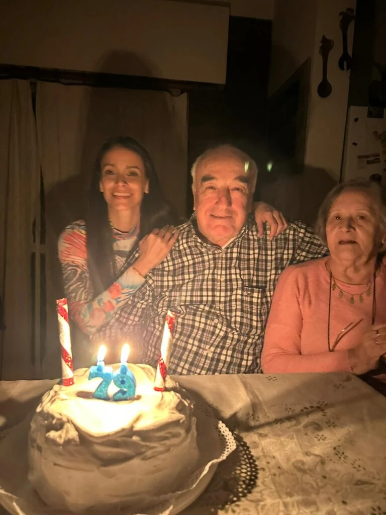 CON SUS PADRES EN ENTRE RIOS