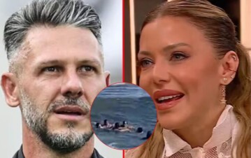 Evangelina Anderson furiosa con Demichelis por descuidar a sus hijos en el mar: "Podrían haber muerto"