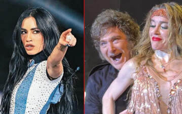 Lali Espósito atacó a Javier Milei por su polémico show con Fátima Florez: “Payaso”