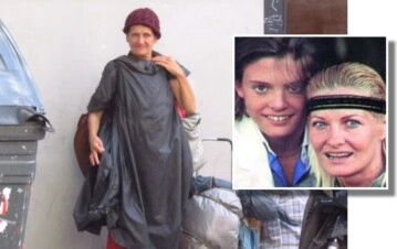 Luis Miguel con su mamá, y la mujer que mendigaba en San Telmo. (Captura)