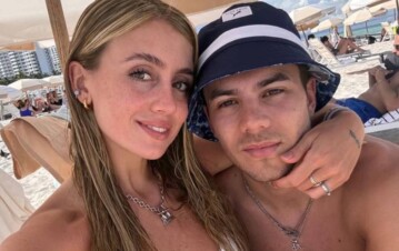 Morena Beltrán anunció su boda con Lucas Blondel: la romántica propuesta en un yate