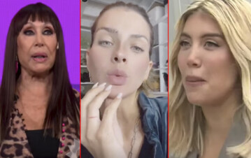 Moria Casán comparó a la China Suárez y Wanda Nara con una desagradable revelación: “Olor a pescado y…”