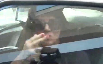 Reapareció Griselda Sicliani y protagonizó un extraño momento