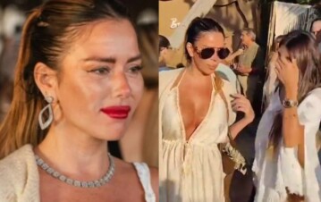 Un hombre subió a la pasarela y acosó a Karina Jelinek en pleno desfile en Punta del Este: el video del repudiable momento