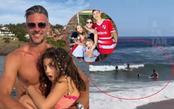 “Vivos de milagro”: así actuaron los guardavidas al encontrar a Demichelis y sus hijos ahogándose en el mar