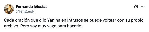 FERNANDA IGLESIAS CONTRA YANINA LATORRE.