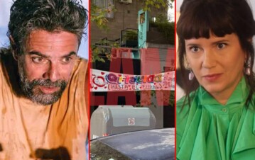 El mensaje oculto detrás del pasacalles que Luciano Castro le puso a Griselda Siciliani en la puerta de su casa