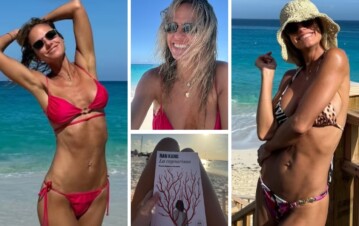 El álbum de fotos de las vacaciones soñadas de Mariana Fabbiani, de Punta del Este a Aruba: libros, atardeceres y relax