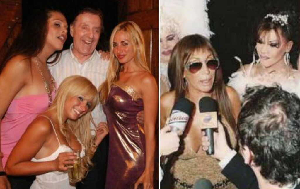 Pequeña Pe con Tristán, Fernanda Vives y Belén Francese; y con Moria Casán. (Fotos Archivo Paparazzi)