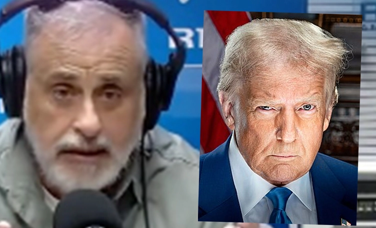 JORGE RIAL LE CANTÓ LAS 40 A DONALD TRUMP TRAS EL SUPERBOWL DE FUTBOL AMERICANO