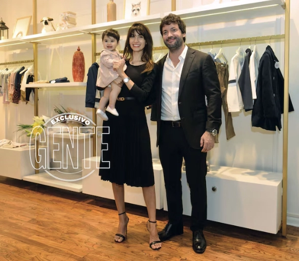 SOL CON SU EX MARIDO, MARCELO DA CORTE. TIENEN UNA HIJA, DELFINA.