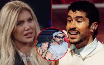 El video del destrato que sufrió Wanda Nara por parte de Bad Bunny en River: “Migajera”