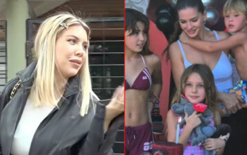 Mauro Icardi acusó a Wanda Nara de mentirles a sus hijas con la malla de la hija de la China Suárez