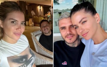 Mojada de oreja: la foto de Wanda Nara y su novio copiando a Mauro Icardi y la China Suárez en Milán