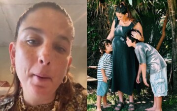 ¡Harta! Juana Repetto mostró un dibujo de su hijo y estalló de ira con una seguidora que la criticó