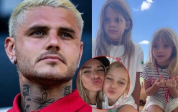 Así castigó Mauro Icardi a sus hijas por haber faltado al cumple de Magnolia, la hija de la China Suárez