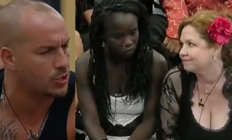 Andrea Del Boca se le fue al humo a Ema porque cree que fue racista como Carminia