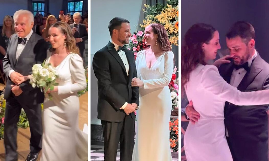 Lo que no se vio del espectacular casamiento de la hija de Lucía Galán: el increíble vestido, los famosos invitados y el momento que hizo llorar a todos