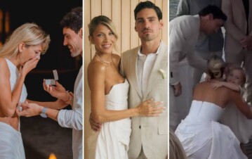 ¡Que vivan los novios! Así fue la emocionante boda de Cande Ruggeri y Nicolás Maccari