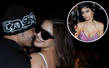 Duki, Emilia Mernes y Mia Khalifa. (Fotos Instagram)