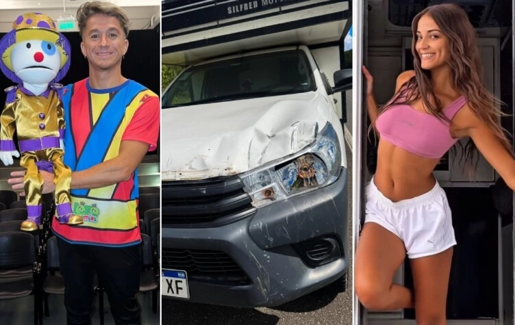 El accidente del hijo de Piñón Fijo. (Instagram)