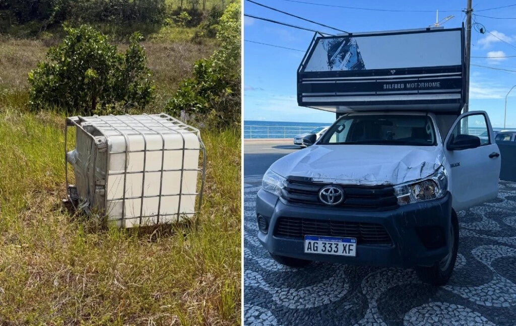 El accidente del hijo de Piñón Fijo. (Instagram)