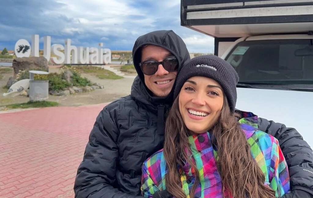 El hijo de Piñón Fijo y su novia recorren Sudamérica en un motorhome. (Instagram)