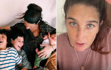 El problema que enfrenta Juana Repetto con su bebé recién nacido de dos semanas: "Es tremendo"