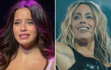 Insultaron y atacaron a Emilia Mernes en el show de Tini Stoessel y la guerra está en su peor momento: el video