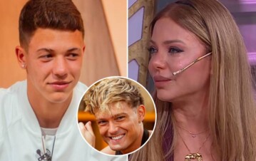 El escándalo del hijo mayor de Evangelina Anderson tras verla a los besos con Ian Lucas